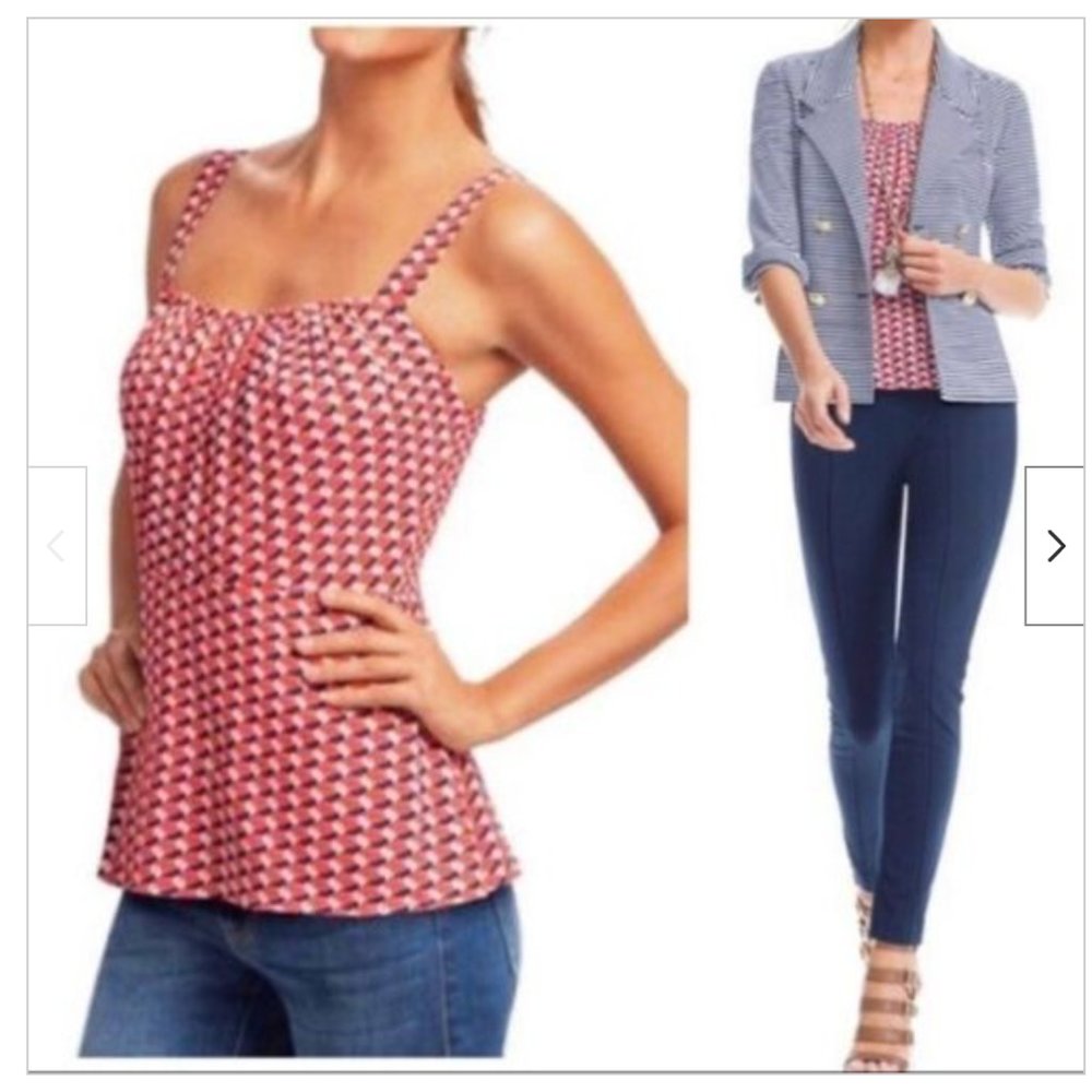 CAbi #778 Dream Day Peplum Tank Top